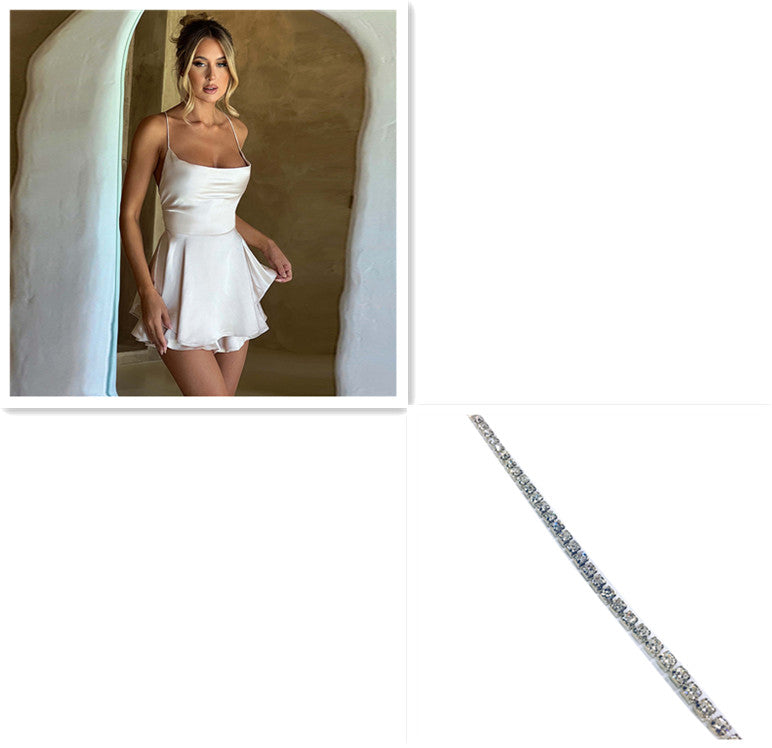 Robe Courte Dos Nu - Style Été
