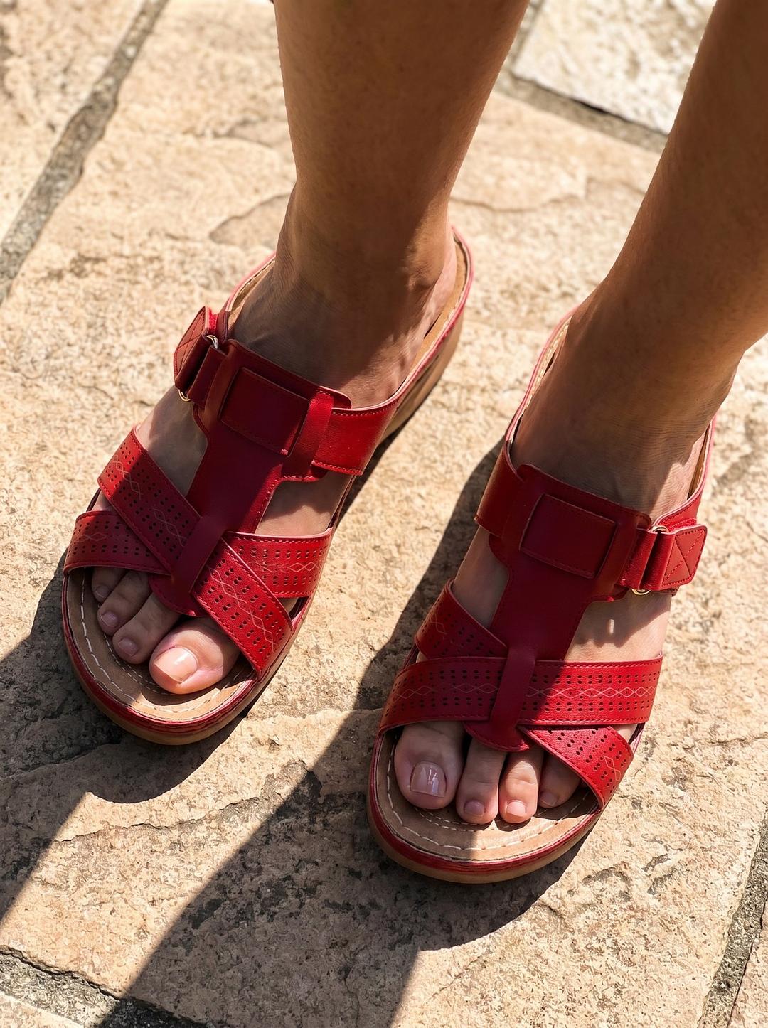 Sandales Compensées Confort Plus