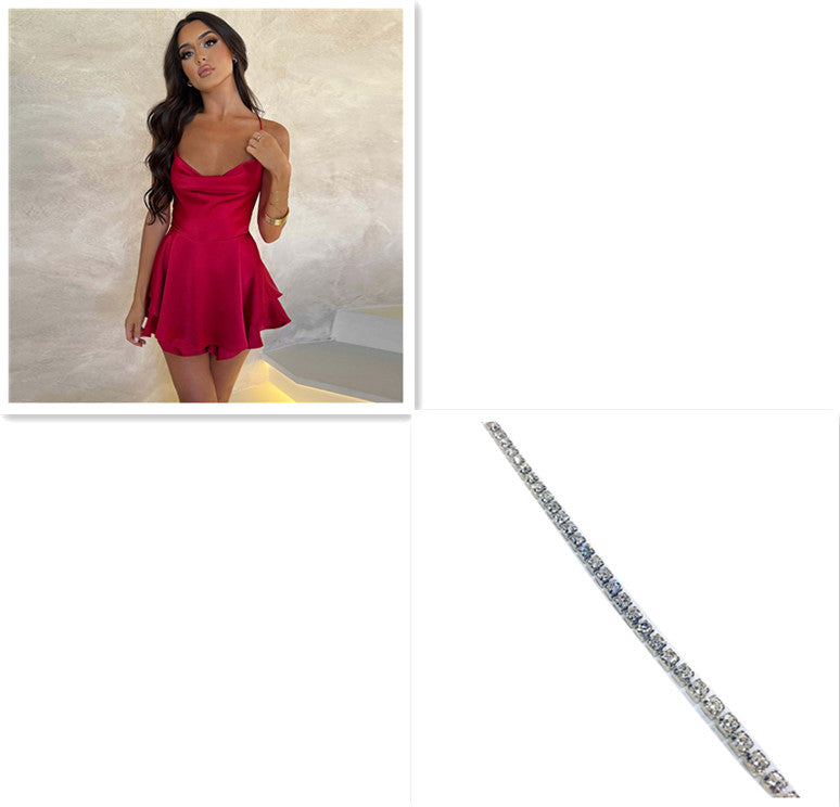 Robe Courte Dos Nu - Style Été